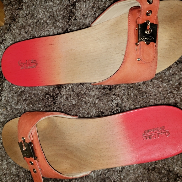 dr scholls wooden shoes